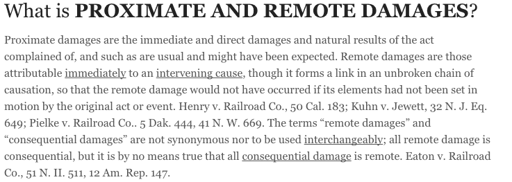 Proximate-Cause